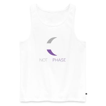LGBTQ Pride Month - Not a Phase - Asexual - Men's Premium Organic Tank Top - white - Front - Michal (187cm)