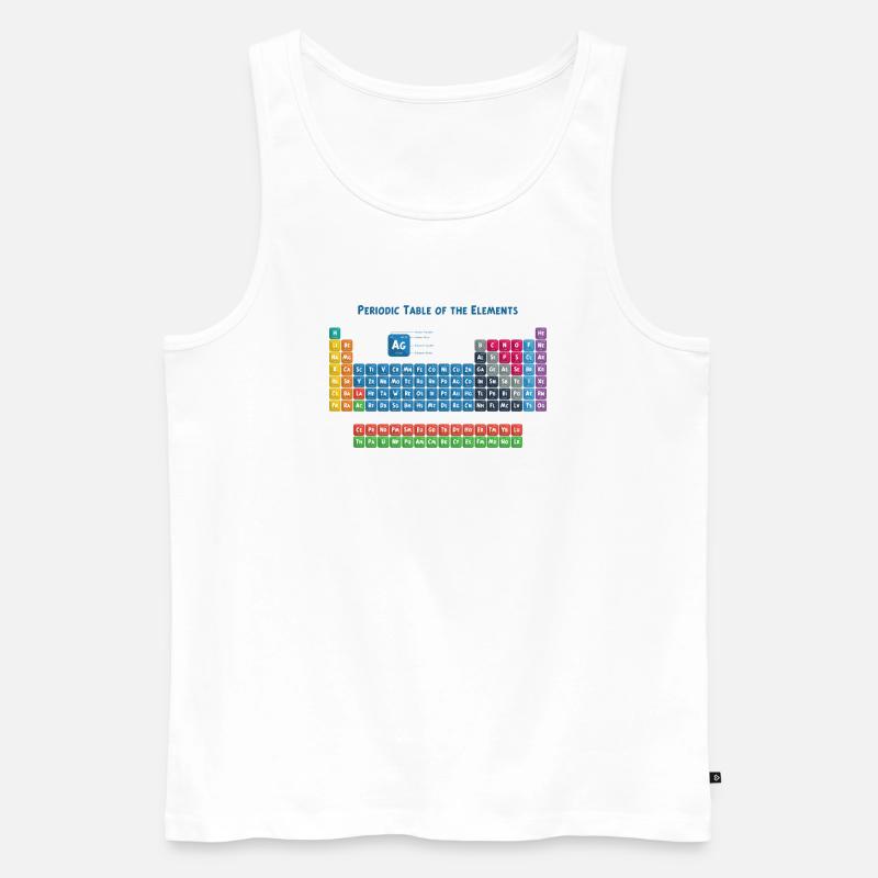 Periodensystem der Elemente 2 - Männer Premium Bio Tank Top - Weiß