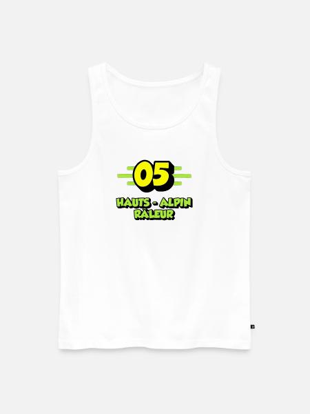 High Alpine Complainer - Men's Premium Organic Tank Top - white