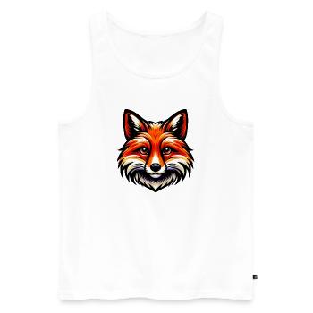 Renard - Débardeur bio Premium Homme - blanc - Devant - Michal (187cm)