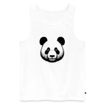 Panda - Débardeur bio Premium Homme - blanc - Devant - Michal (187cm)