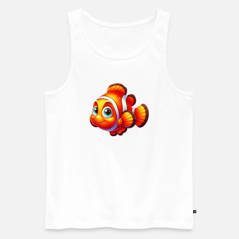 Clownfische - Männer Premium Bio Tank Top - Weiß
