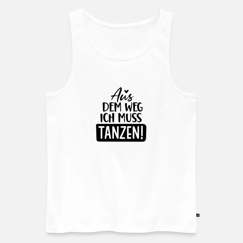 Party Wochenende Tango Disco Kneipe - Männer Premium Bio Tank Top - Weiß