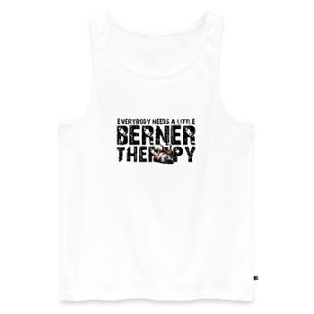 Bouvier bernois - Débardeur bio Premium Homme - blanc - Devant - Michal (187cm)