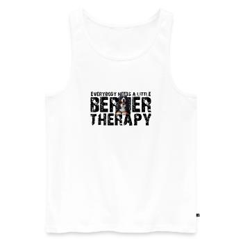 Bouvier bernois - Débardeur bio Premium Homme - blanc - Devant - Michal (187cm)