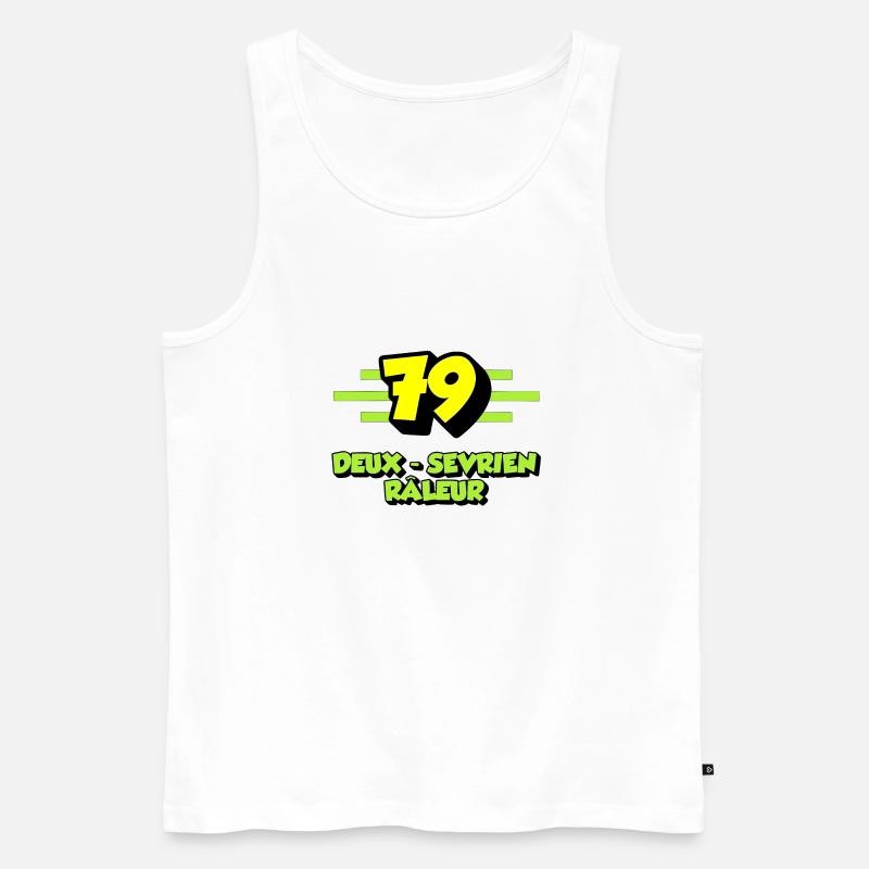 Zwei grummelnde Sevrianer - Männer Premium Bio Tank Top - Weiß