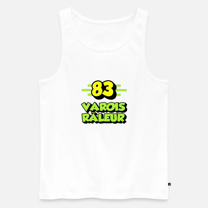 Beschwerdender Var - Männer Premium Bio Tank Top - Weiß