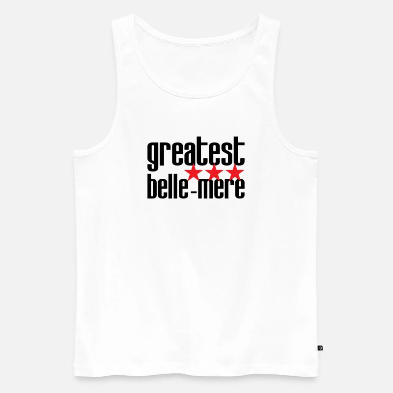 Beste Schwiegermutter der Welt - Männer Premium Bio Tank Top - Weiß