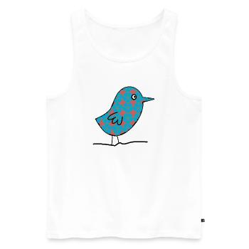 anniversary. Anniversary Decade. humor. funny - Men's Premium Organic Tank Top - white - Front - Michal (187cm)