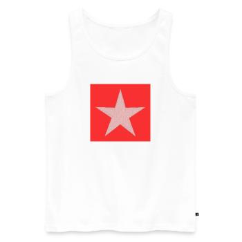 anniversary. Anniversary Decade. humor. funny - Men's Premium Organic Tank Top - white - Front - Michal (187cm)