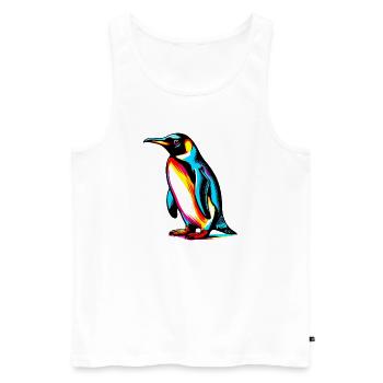 Pingouin - Débardeur bio Premium Homme - blanc - Devant - Michal (187cm)
