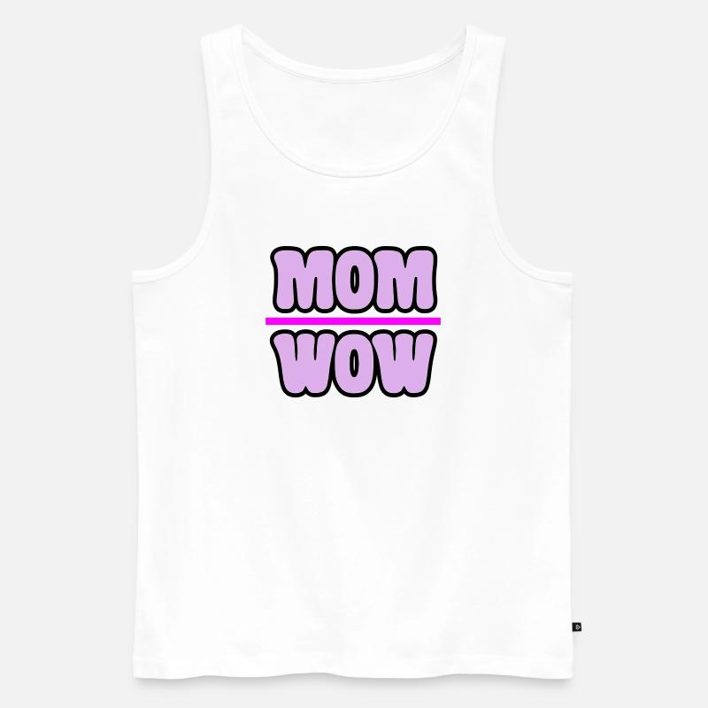 Mama - Männer Premium Bio Tank Top - Weiß