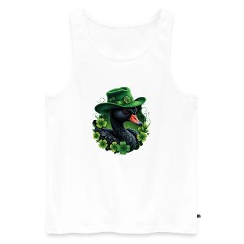 Irish elegance - Men's Premium Organic Tank Top - white - Front - AI Model Male 178 light (178cm)