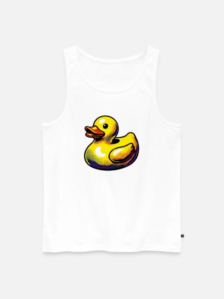 Duckling Duck Duck Duck - Men's Premium Organic Tank Top - white