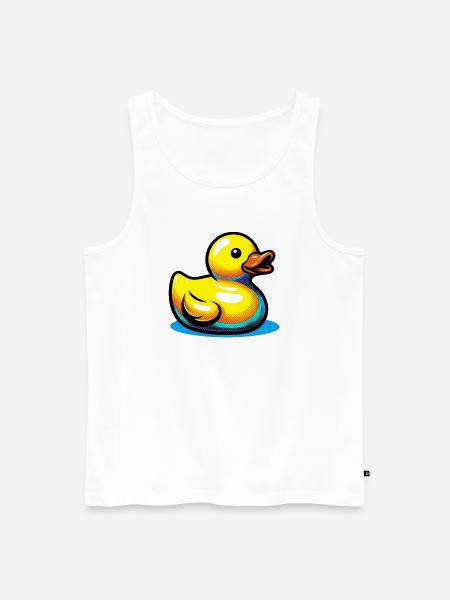 Duckling Duck Duck Duck - Men's Premium Organic Tank Top - white