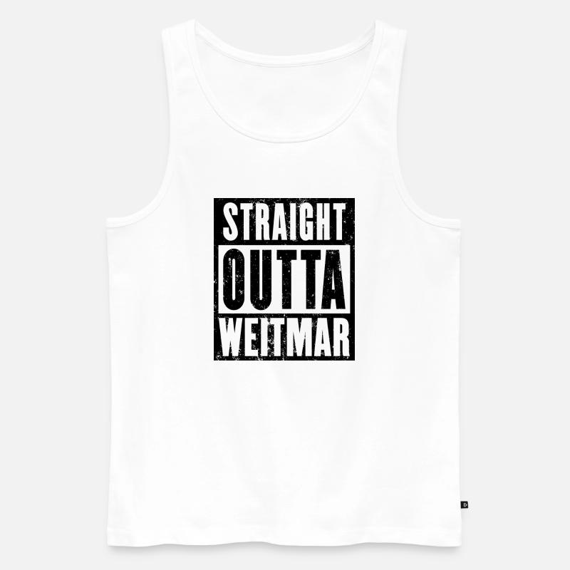 Weitmar, Ruhrgebiet, Ruhrpott, Bochum-Weitmar - Männer Premium Bio Tank Top - Weiß