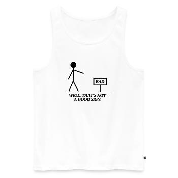 Kein Titel 3000 x 4500 px 3000 x 4000 px 3 - Männer Premium Bio Tank Top - Weiß - Vorne - AI Model Male 178 light (178cm)