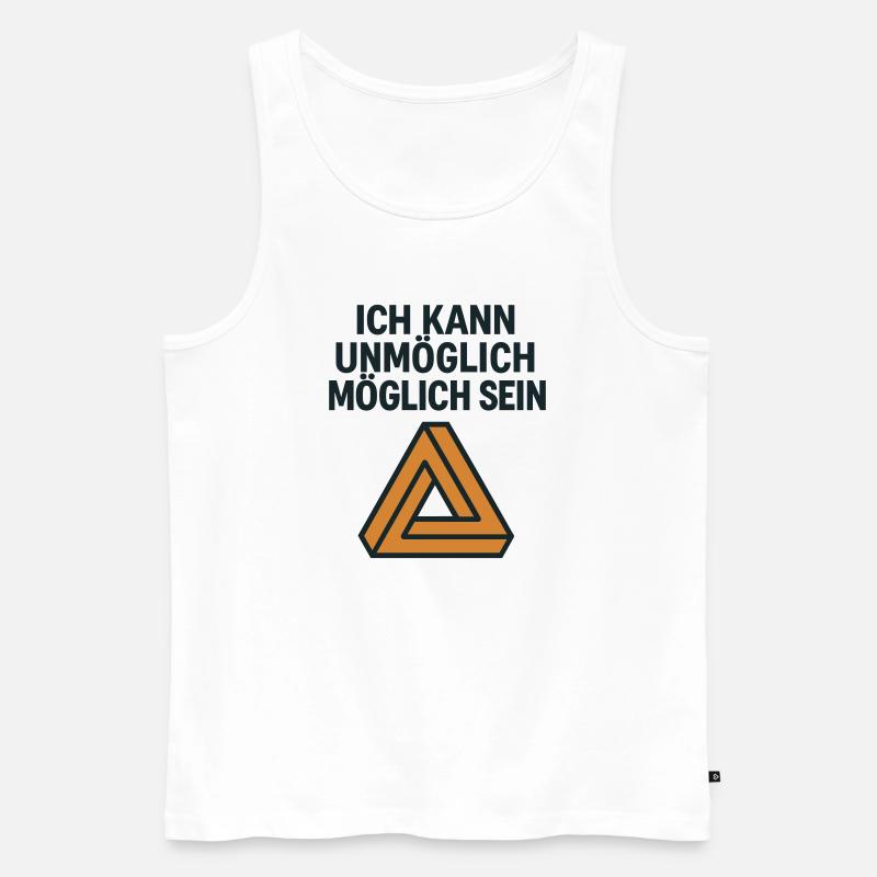 Unmöglich möglich - Männer Premium Bio Tank Top - Weiß