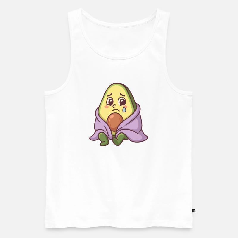 Trauriger Anwalt - Männer Premium Bio Tank Top - Weiß