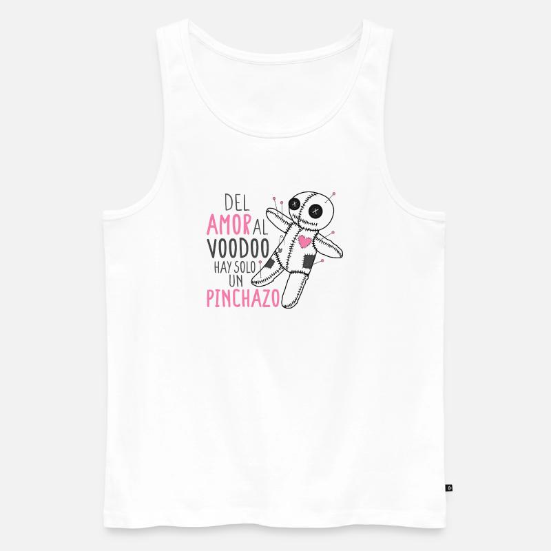 Ich voodoo - Männer Premium Bio Tank Top - Weiß