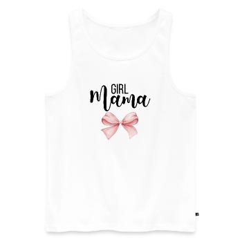 Fille Maman, Fille Maman - Débardeur bio Premium Homme - blanc - Devant - AI Model Male 178 light (178cm)