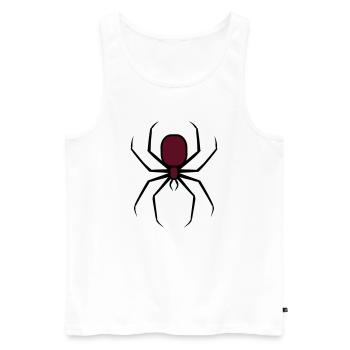 Araignée gothique inquiétante d’Halloween 3 - Débardeur bio Premium Homme - blanc - Devant - AI Model Male 178 light (178cm)