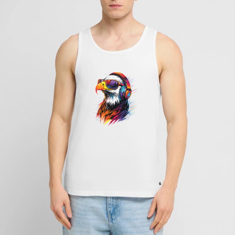 Eagle Bald Eagle Golden Eagle White-tailed Eagle Men's Premium Organic Tank Top
