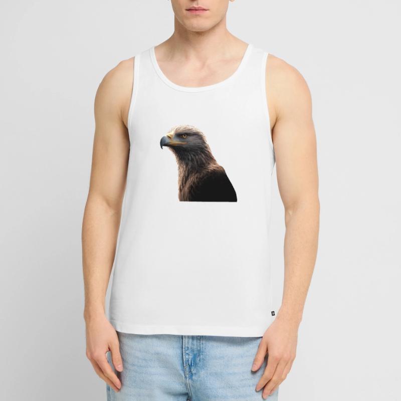 Eagle Bald Eagle Golden Eagle White-tailed Eagle Men's Premium Organic Tank Top