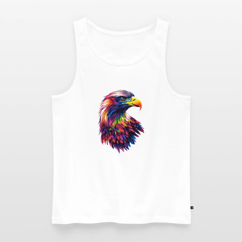 Eagle Bald Eagle Golden Eagle White-tailed Eagle Men's Premium Organic Tank Top