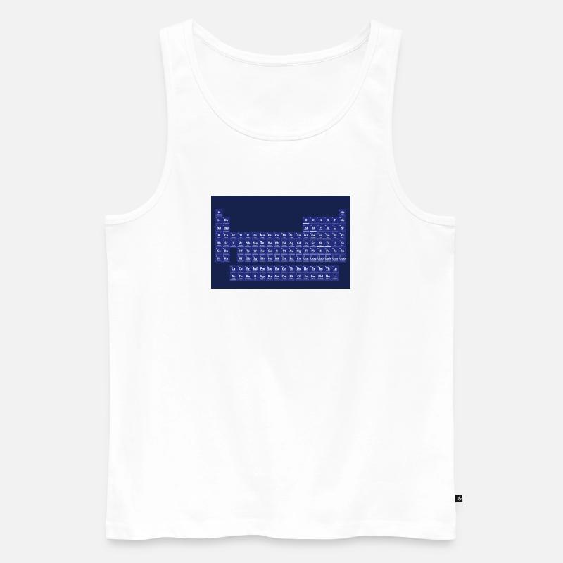 Das Periodensystem der Elemente - Männer Premium Bio Tank Top - Weiß