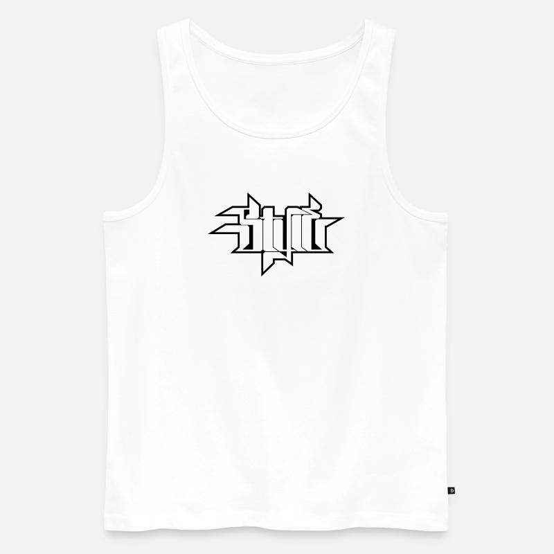 style type - Männer Premium Bio Tank Top - Weiß