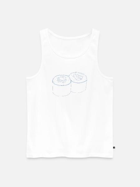 Conception de sushis - Débardeur bio Premium Homme - blanc