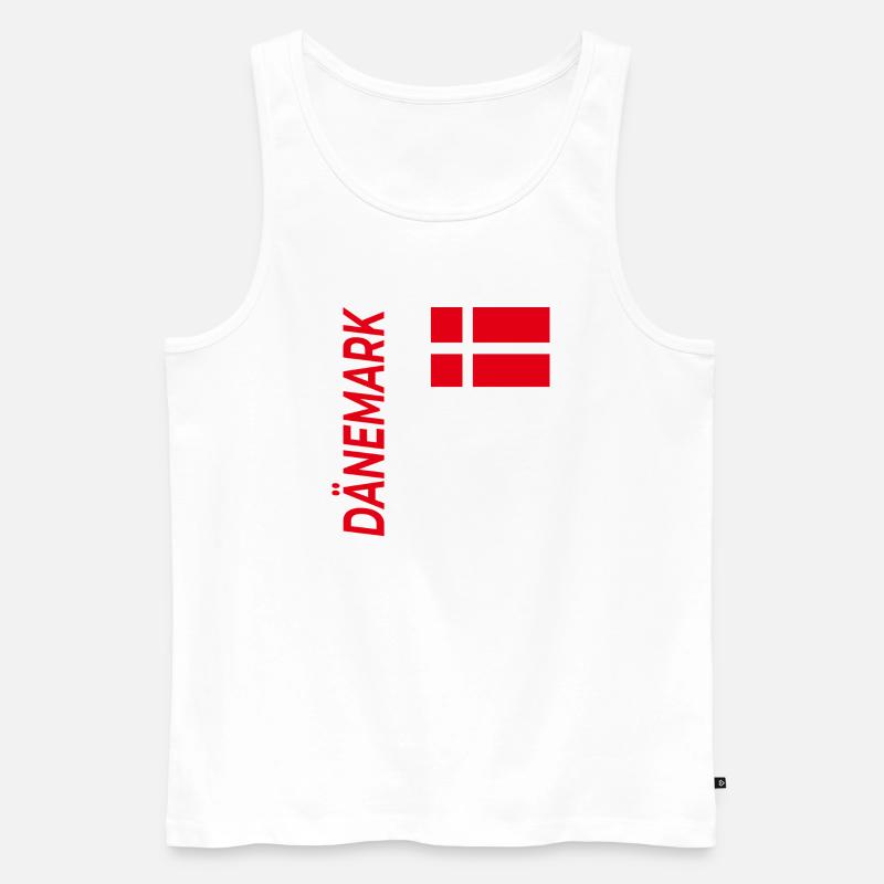 Hirthals - Männer Premium Bio Tank Top - Weiß