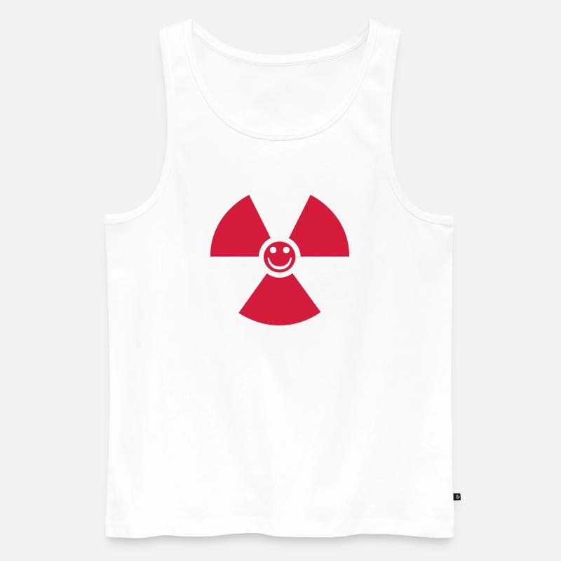 Das Kind von Tschernobyl - Atomkraft - Männer Premium Bio Tank Top - Weiß