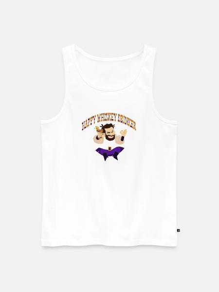 Whiskey Saying Whiskey Drinker Whiskey Lovers - Men's Premium Organic Tank Top - white