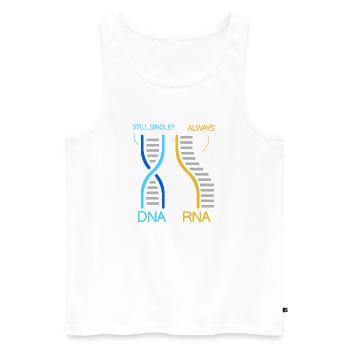 Biology Teacher Biologist Microbiology Biologist - Men's Premium Organic Tank Top - white - Front - Michal (187cm)