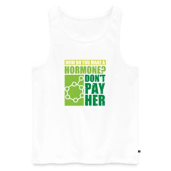Biology Teacher Biologist Microbiology Biologist - Men's Premium Organic Tank Top - white - Front - Michal (187cm)