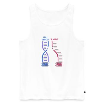 Biology Teacher Biologist Microbiology Biologist - Men's Premium Organic Tank Top - white - Front - Michal (187cm)