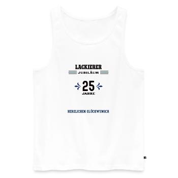 Painter 25th Anniversary 25th Anniversary - Men's Premium Organic Tank Top - white - Front - AI Model Male 178 light (178cm)