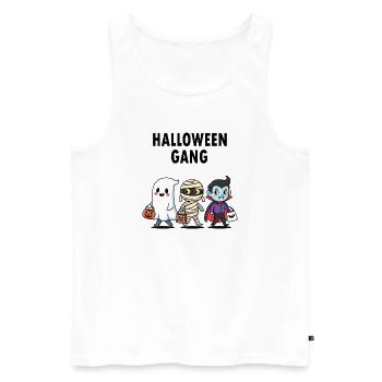 🎃 Halloween Gang Kids 🎃 - Men's Premium Organic Tank Top - white - Front - Michal (187cm)