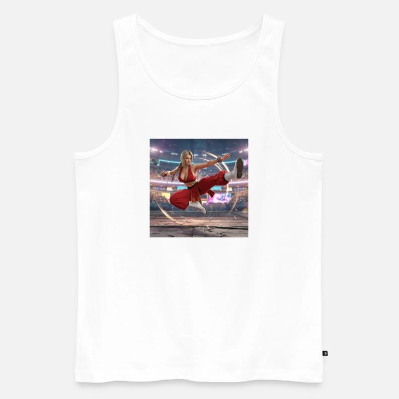 Geben Sie die Maxima ein - Männer Premium Bio Tank Top - Weiß
