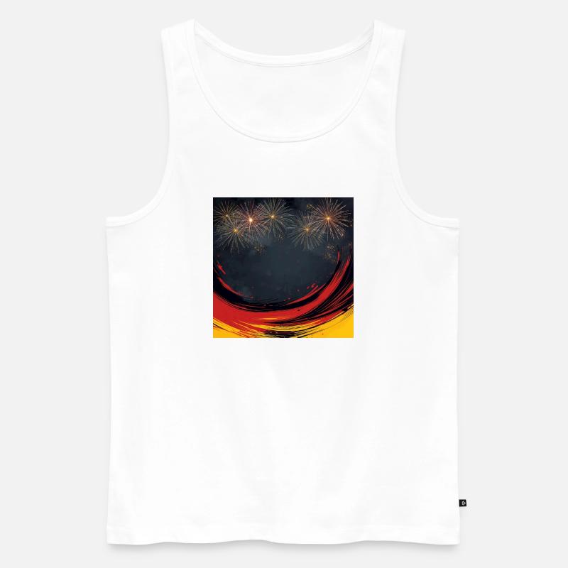 Unity Day Celebration - Männer Premium Bio Tank Top - Weiß