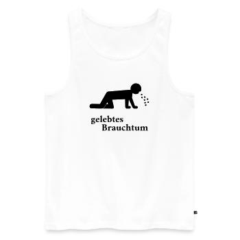 Living customs (carnival, folk festival) - Men's Premium Organic Tank Top - white - Front - AI Model Male 178 light (178cm)