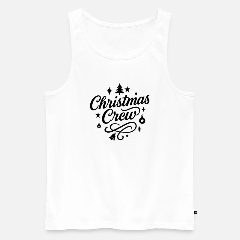 Weihnachten Crew Party - Männer Premium Bio Tank Top - Weiß