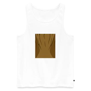 Horse Belly Lazy Halloween Costume Funny Animal - Men's Premium Organic Tank Top - white - Front - Michal (187cm)