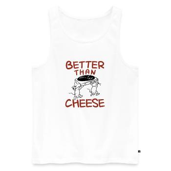 funny mice - Men's Premium Organic Tank Top - white - Front - AI Model Male 178 light (178cm)