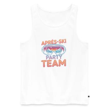 Apres Ski Party Team - Männer Premium Bio Tank Top - Weiß - Vorne - Michal (187cm)