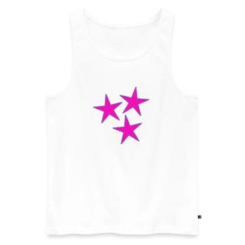 VALENTINE'S DAY. HEART. I LOVE YOU. I LOVE YOU - Men's Premium Organic Tank Top - white - Front - Michal (187cm)