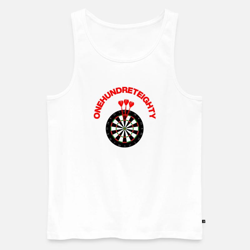 ONEHUNDRETEIGHTY, One Hundred Eighty, Caller - Männer Premium Bio Tank Top - Weiß