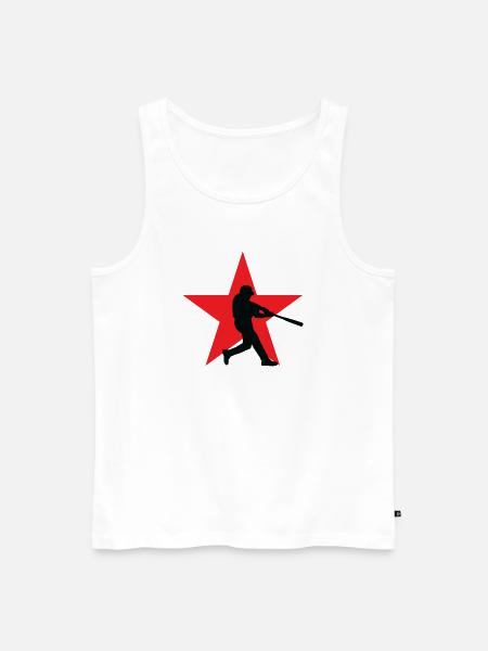 Baseball – Sport - Männer Premium Bio Tank Top - Weiß